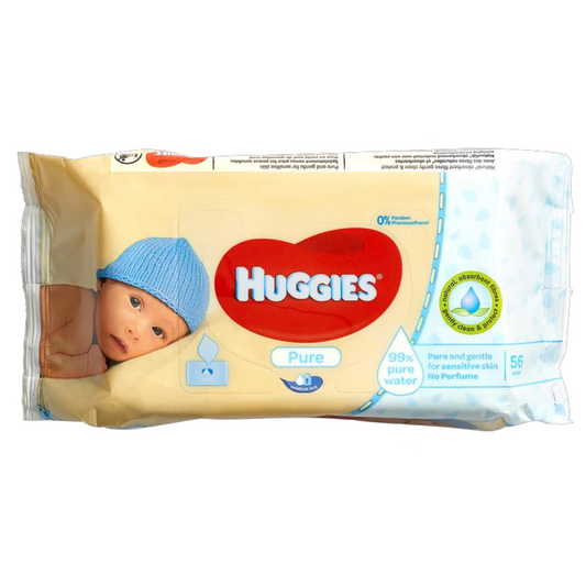 Huggies Wipes, Pure - 10pcs (56-count)