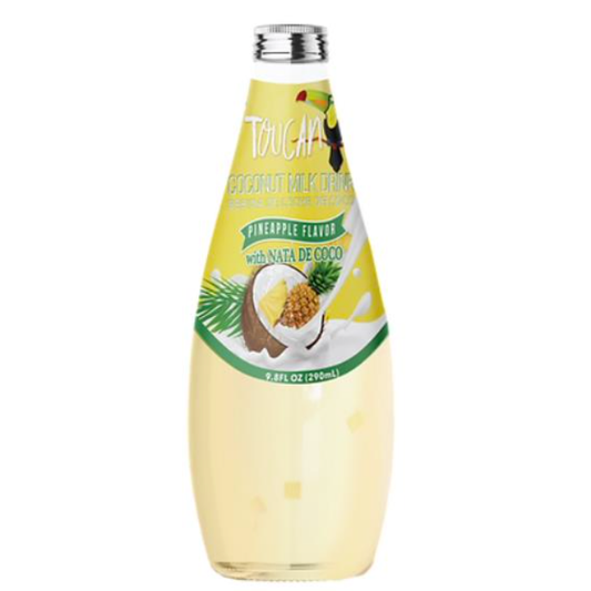 Toucan Coconut Milk, Pineapple - 12pcs