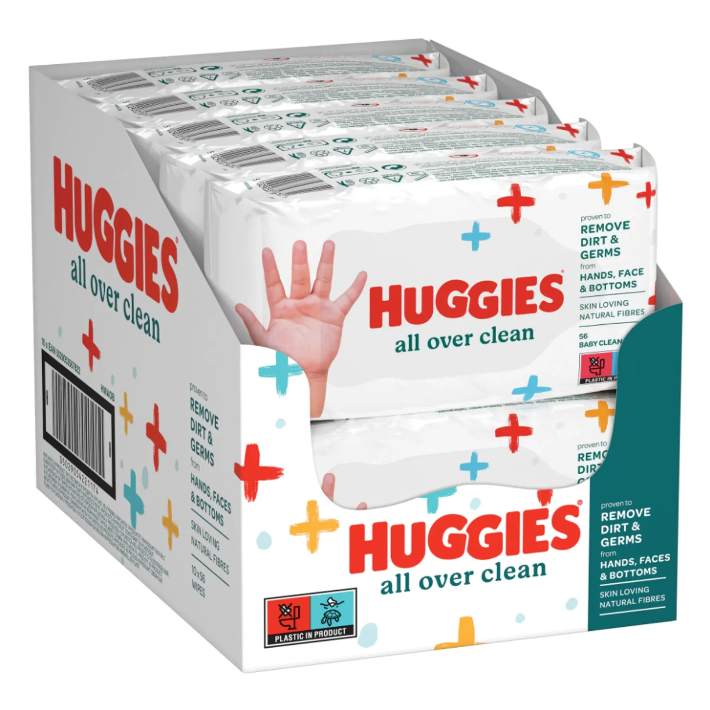 HUGGIES WIPES ALL OVER 10PCS/56CT