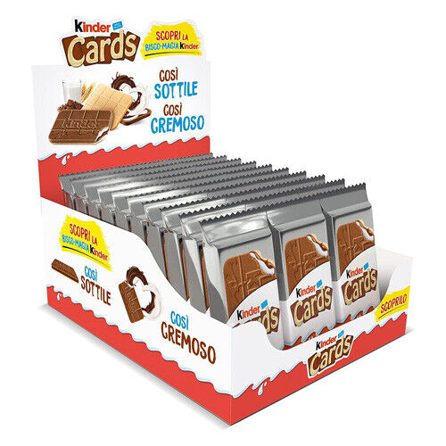 KINDER CARDS T2 30 PCS / 0.75OZ (21.5GR)