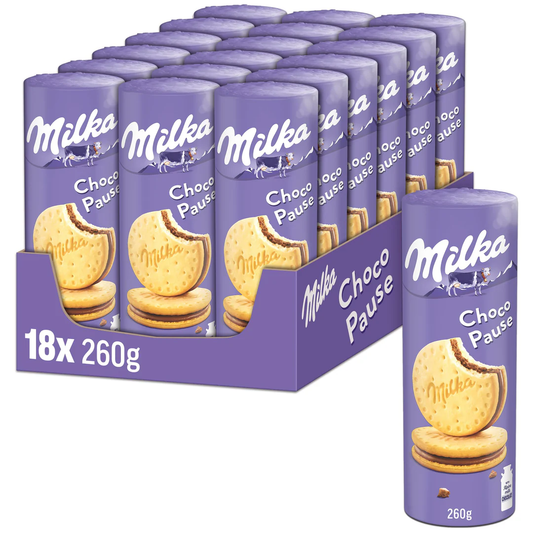 MILKA CHOCO CREME 18PCS/ 9.17OZ (260 GR)