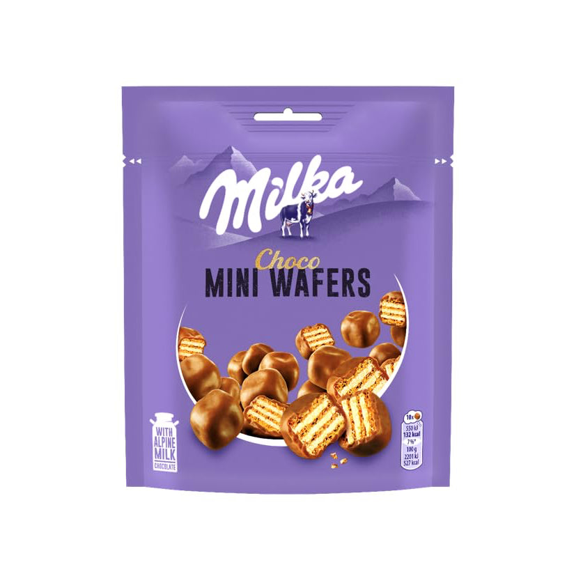 MILKA CHOCO MINI WAFERS 8 PCS/3.9OZ(110GR)