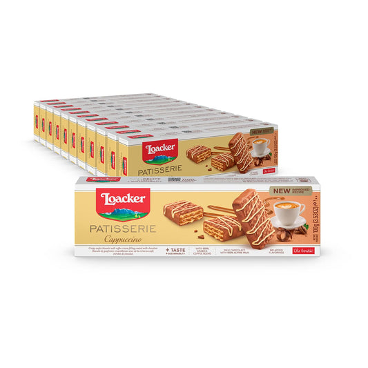 LOACKER PATISSERIE CAPPUCCINO 12PCS/100GR