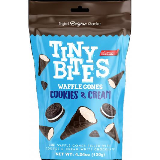 TINY BITES COOKIES & CREAM  12 PCS/4.24OZ(120 GR)