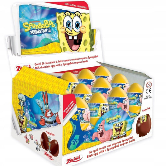 ZAINI  EGG SPONGEBOB 24PCS/20GR