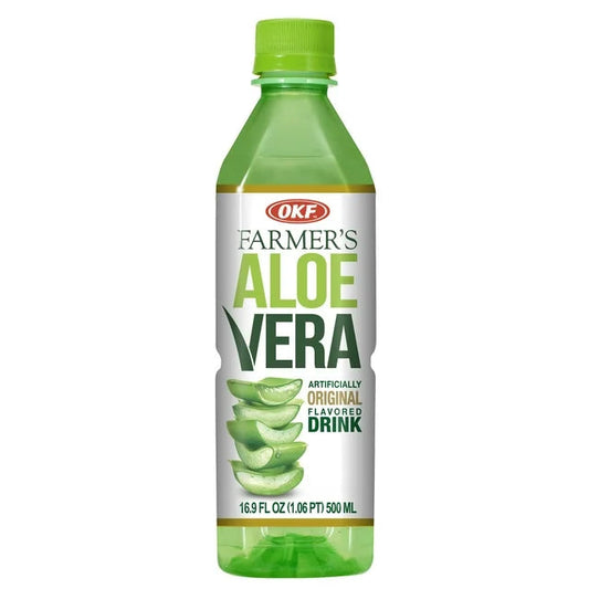 OKF FARMERS ALOE DRINK (ORIGINAL) 20 PCS/16.9 OZ (500 ML)