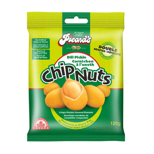 PICARD'S CHIP NUTS DILL PICKLE 12PCS/2.8 OZ(80GR)