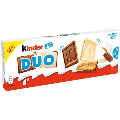 KINDER DUO BISCUIT 12PCS/150GR