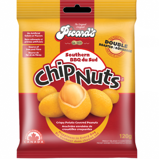 PICARD'S CHIP NUTS SOUTHERN BBQ 12PCS/2.8 OZ(80GR)