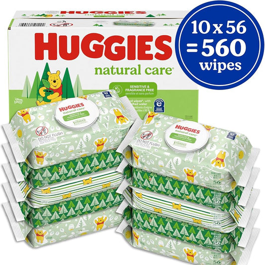 HUGGIES WIPES NATURAL CARE 10PCS/56CT