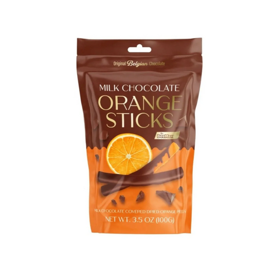 MILK CHOCOLATE ORANGE STICKS 12PCS/3.5OZ(100GR)