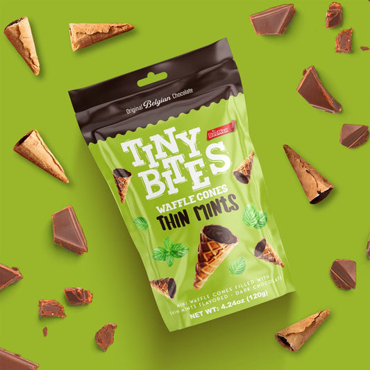 TINY BITES THIN MINTS  12 PCS/4.24OZ(120 GR)