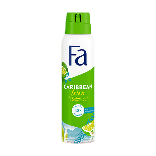 FA DEODORANT SPRAY CARRIBEAN LEMON  6PCS/150ML