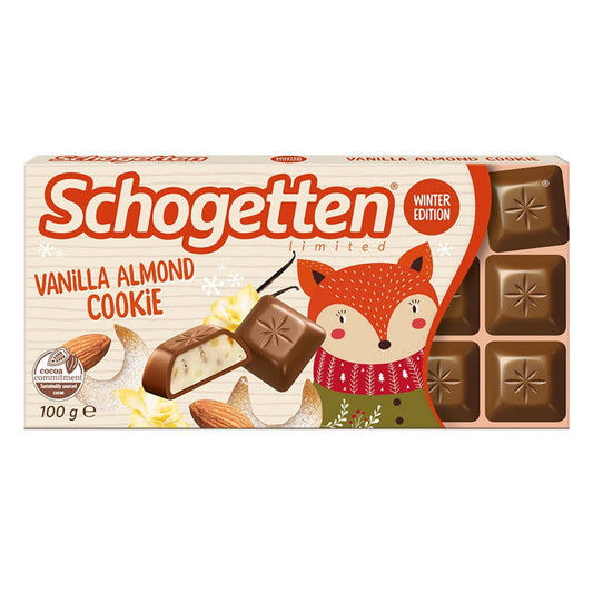 SCHOGETTEN VANILLA COOKIE ALMOND  15PCS/3.52OZ(100GR)