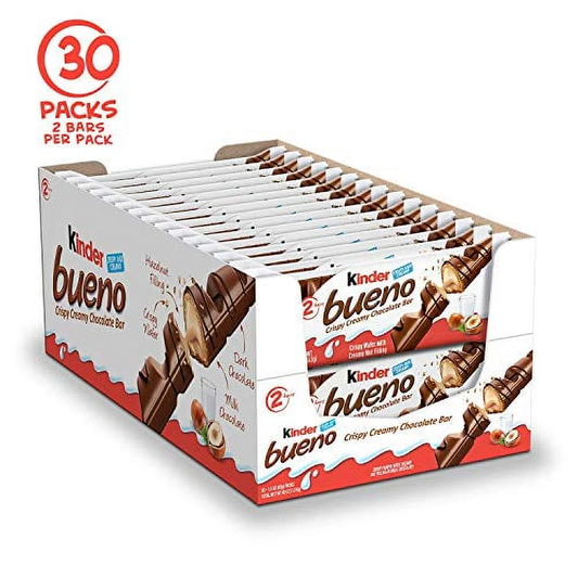 KINDER BUENO 30 PCS/ 1.51 OZ (43 GR)