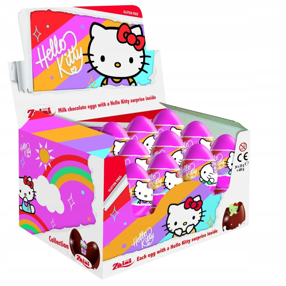 ZAINI  EGG HELLO KITTY 24PCS/20GR