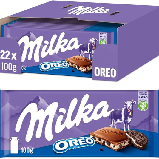 MILKA OREO CHOCOLATE 22 PCS/3.5 OZ(100 GR)