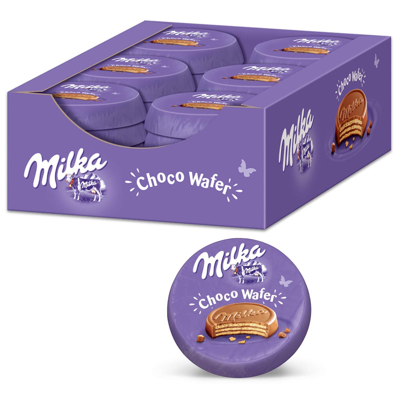 MILKA CHOCO WAFER 30PCS/1.05OZ(30GR)