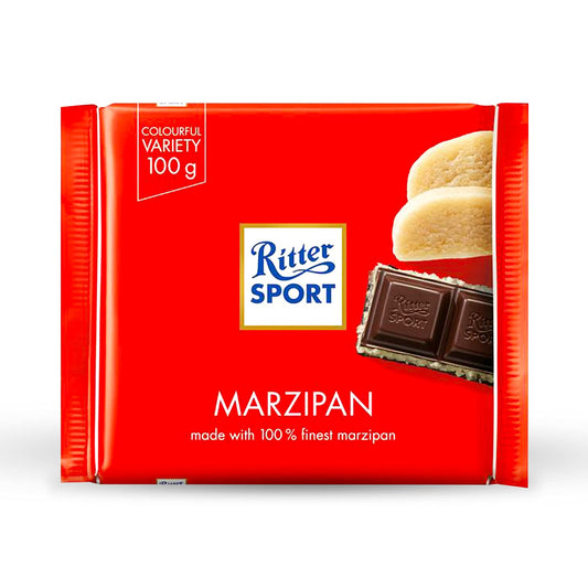 RITTER SPORT BITTERSWEET WITH MARZIPAN  12PCS/3.5OZ(100GR)