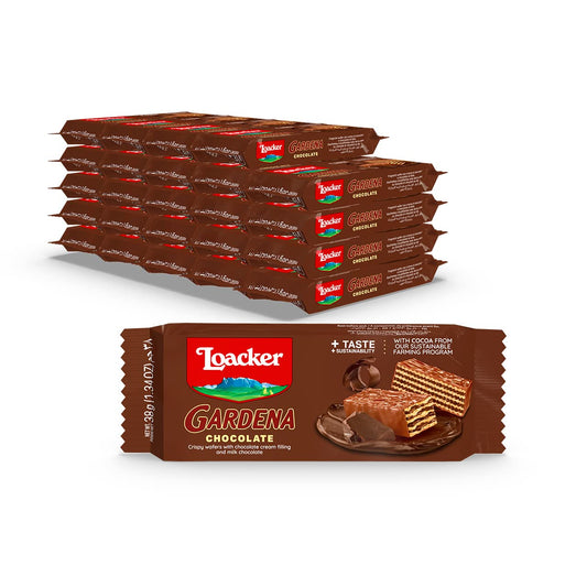 LOACKER GARDENA CHOCOLATE 25PCS/1.34OZ (38GR)