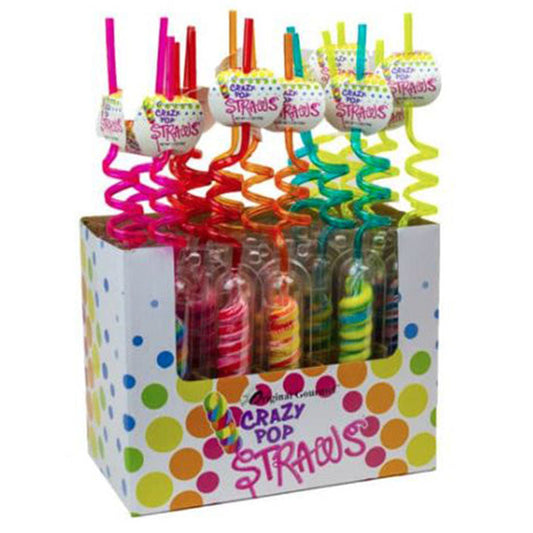 CRAZY POP STRAWS 30 PCS/0.88 OZ (25GR)