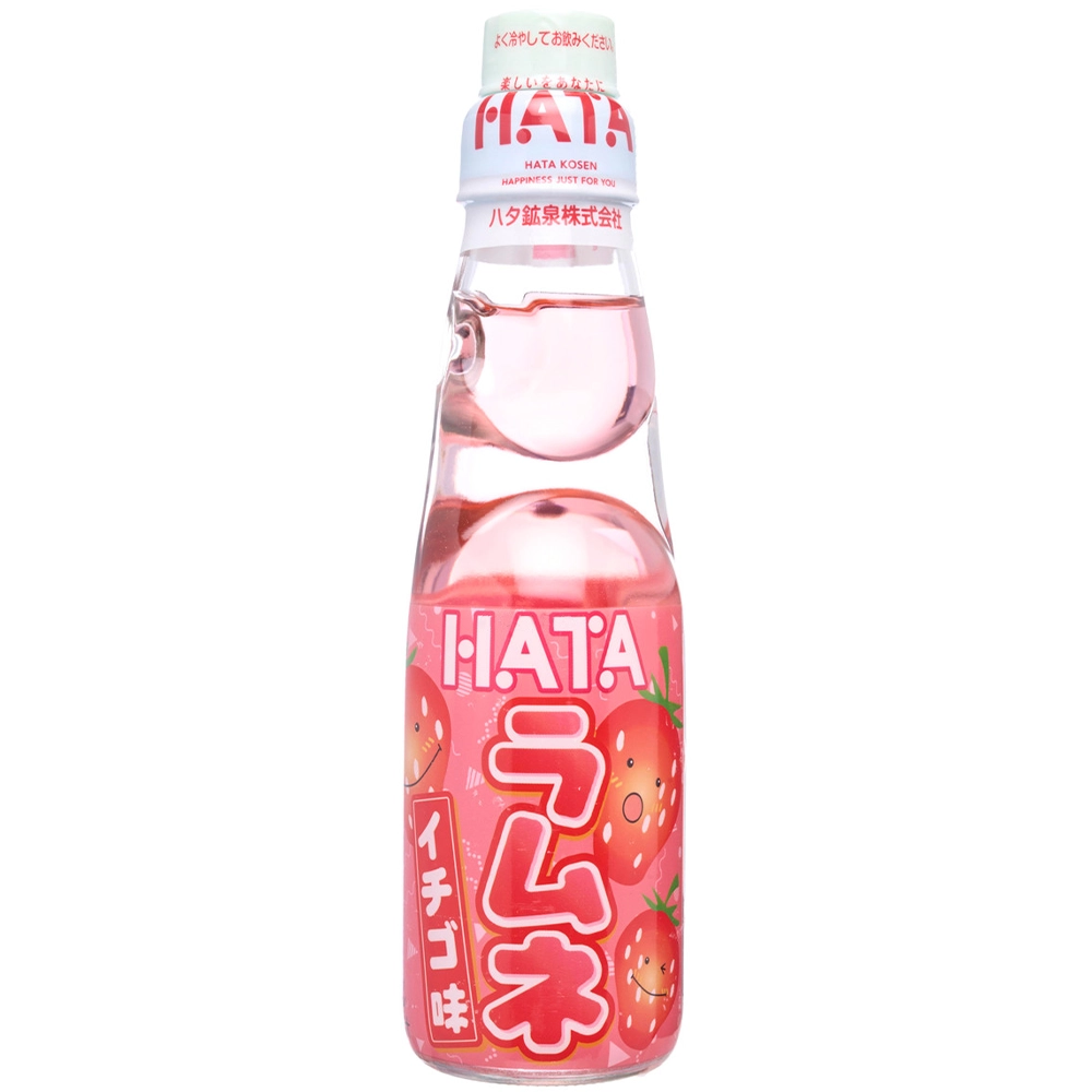 RAMUNE DRINK STRAWBERRY  12PCS/6.76OZ(200ML)