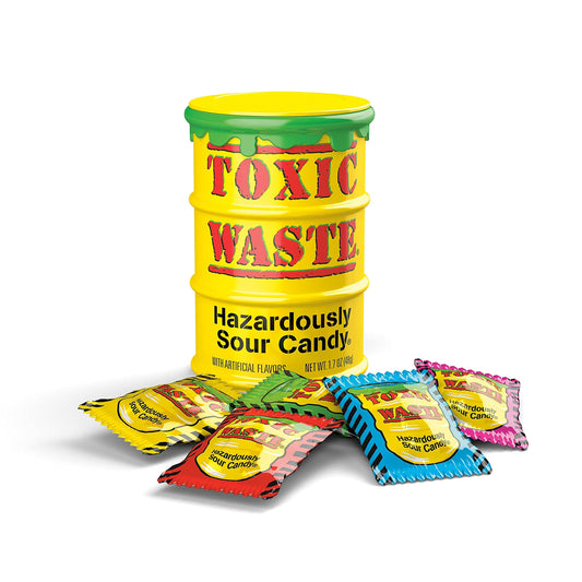 TOXIC WASTE YELLOW  DRUMS 12PCS/1.7OZ(48GR)