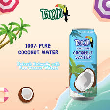 Toucan Coconut Juice With Pulp In Can - 12pcs